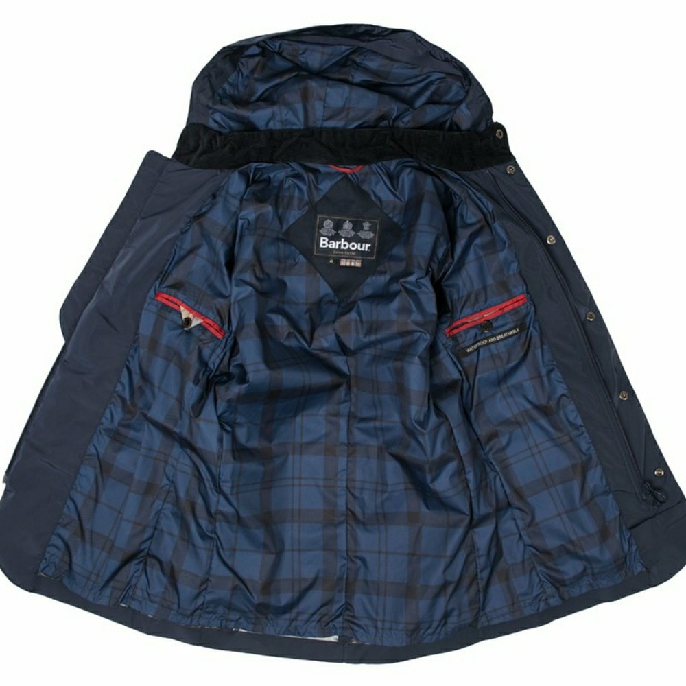 🔴SOLD Barbour Thurso Dress Tartan Zip Rain Jacket - Picture 3 of 8